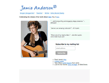 Tablet Screenshot of jamieanderson.com